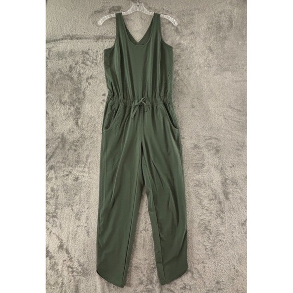 Patagonia Pants - Patagonia Fleetwith Jumpsuit Womens XS Green Stretch‎ One Piece Romper Pockets